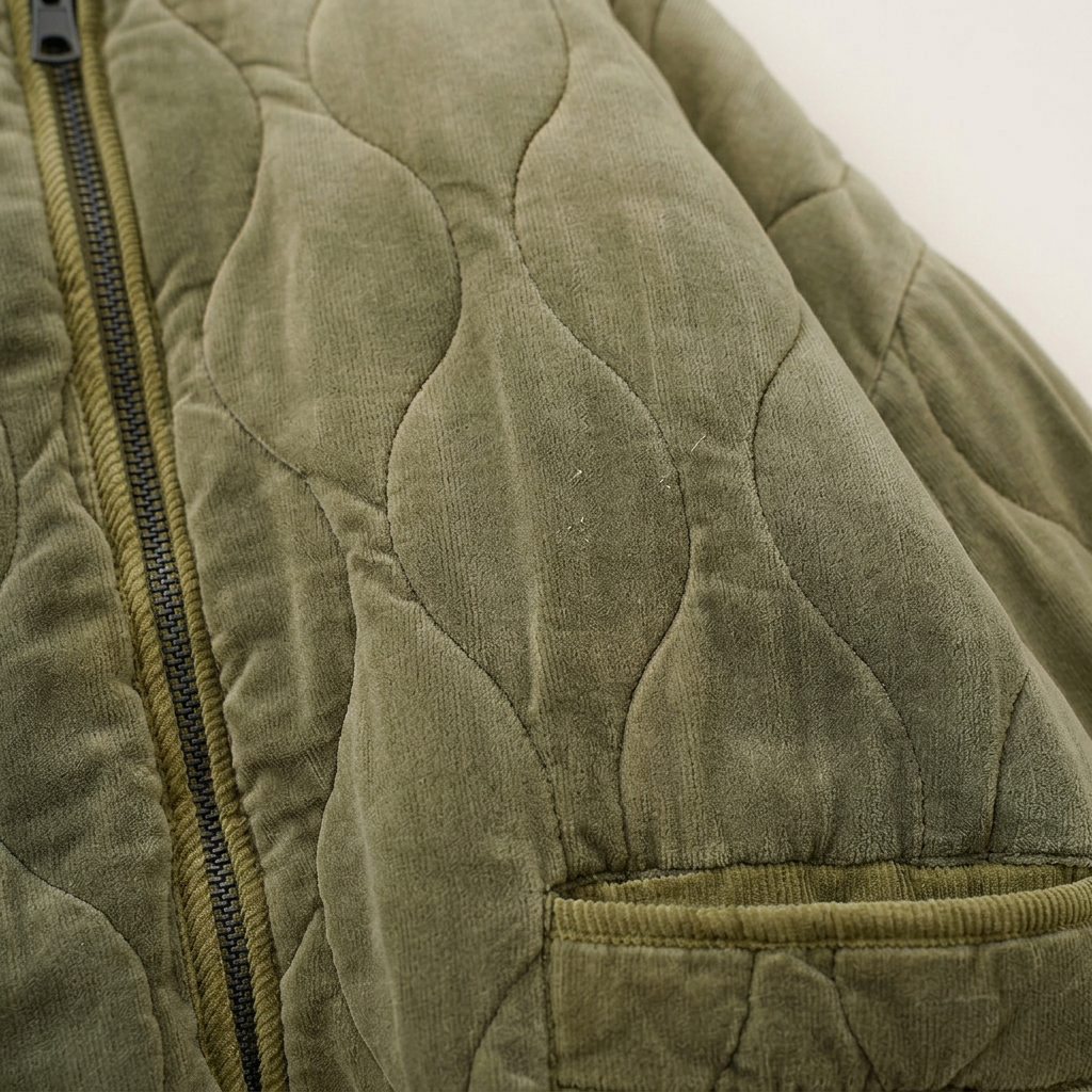 Women’s Jacket Drop Shoulders and Contrast Bound Trim