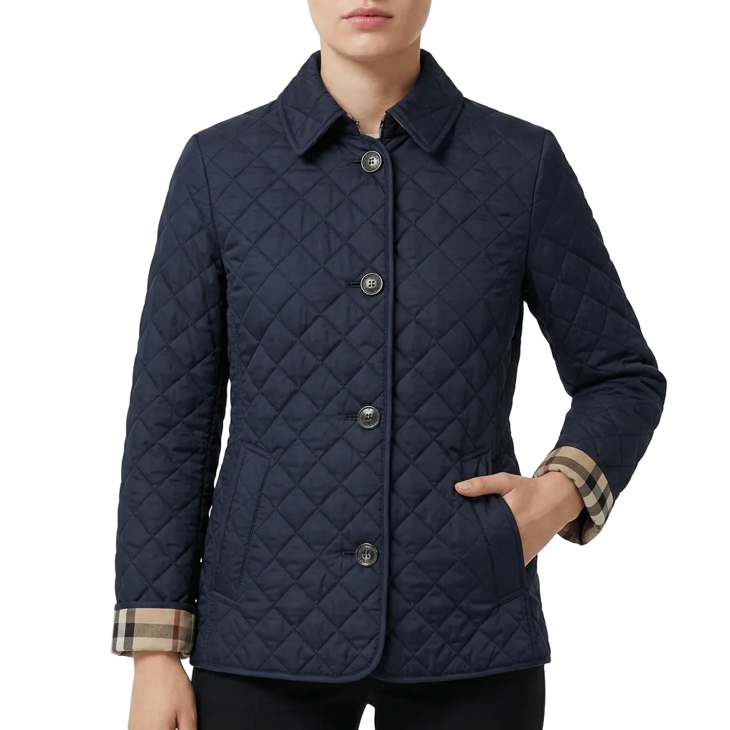 Women’s Jacket Fitted Design with Slanted Side Pockets