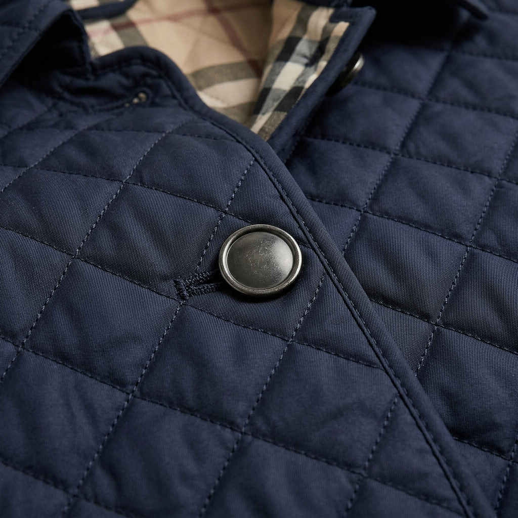 Women’s Jacket Fitted Design with Slanted Side Pockets