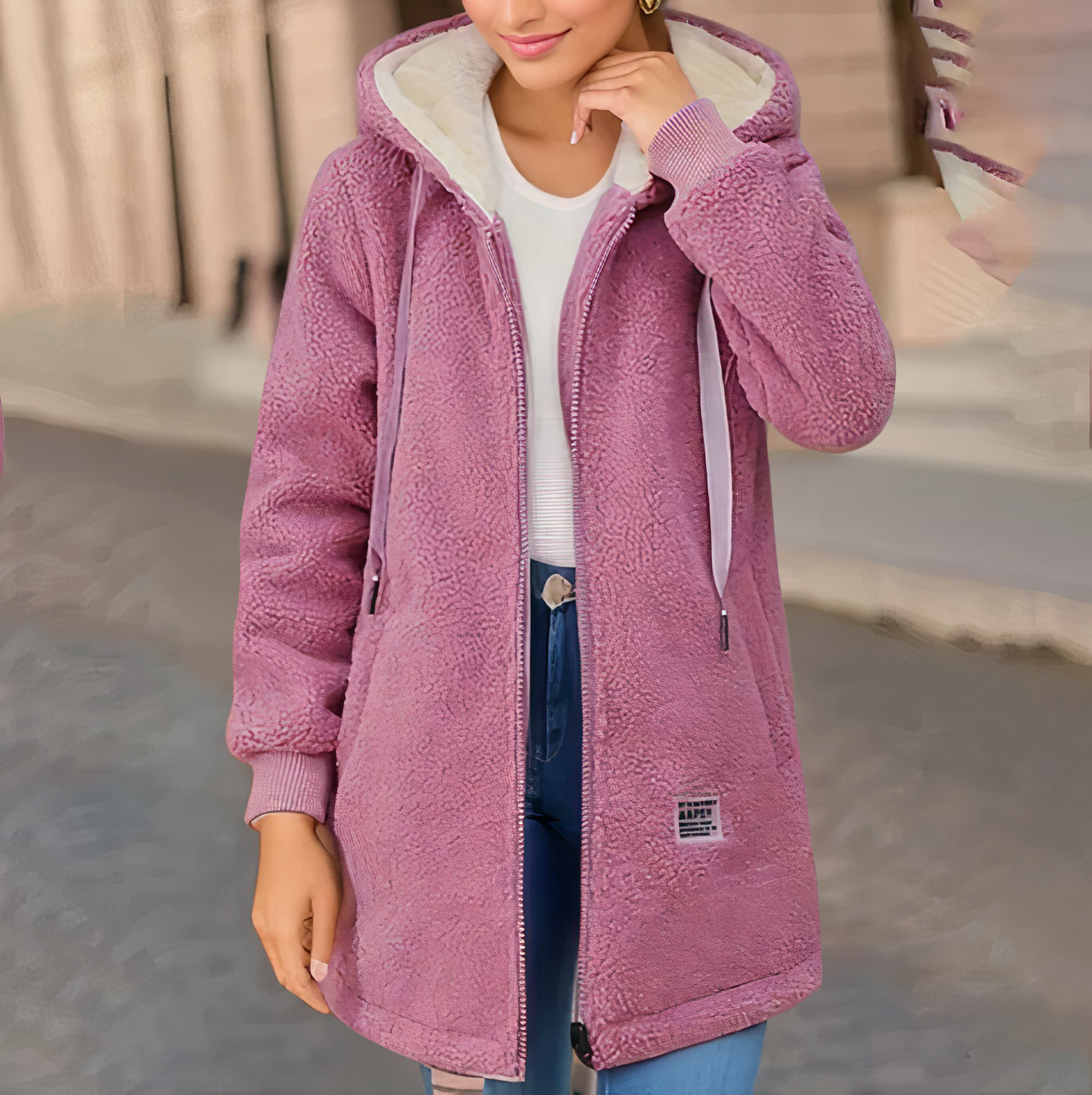 Women's Fleece Hoodie - Luna 0