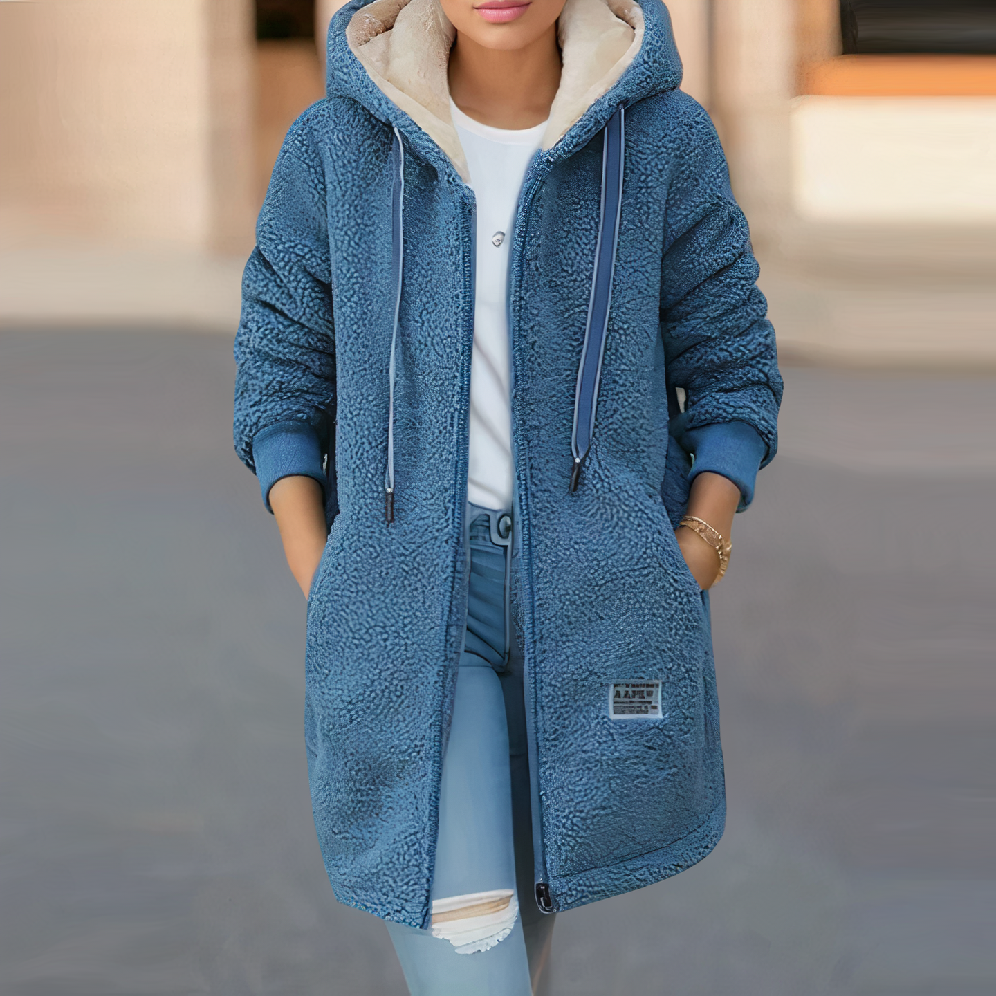 Women's Fleece Hoodie - Luna 1