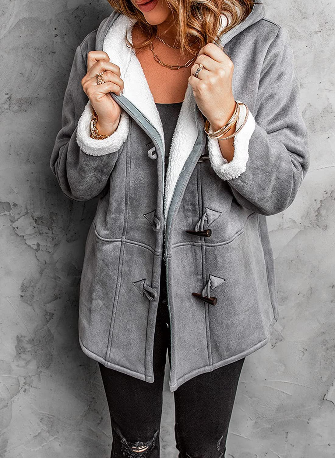 Women’s Cozy Hooded Winter Coat with Soft Lined Interior 0