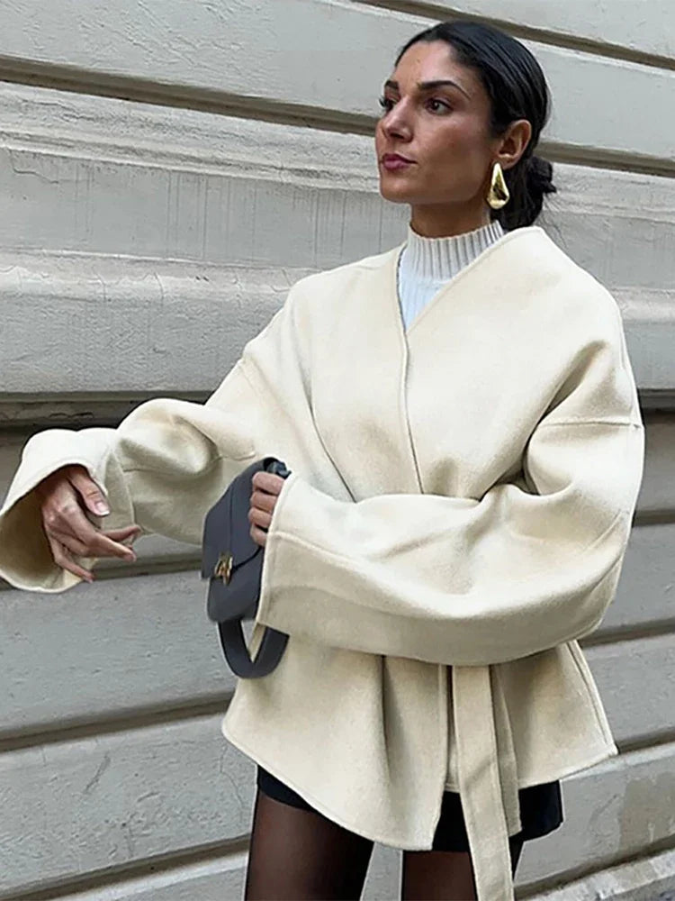 Heidi Fashion | Fleece Jacket with Belt 2