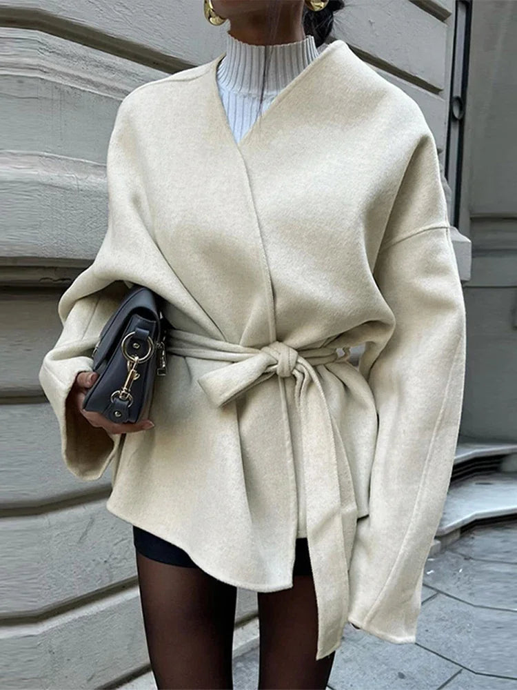 Heidi Fashion | Fleece Jacket with Belt 4