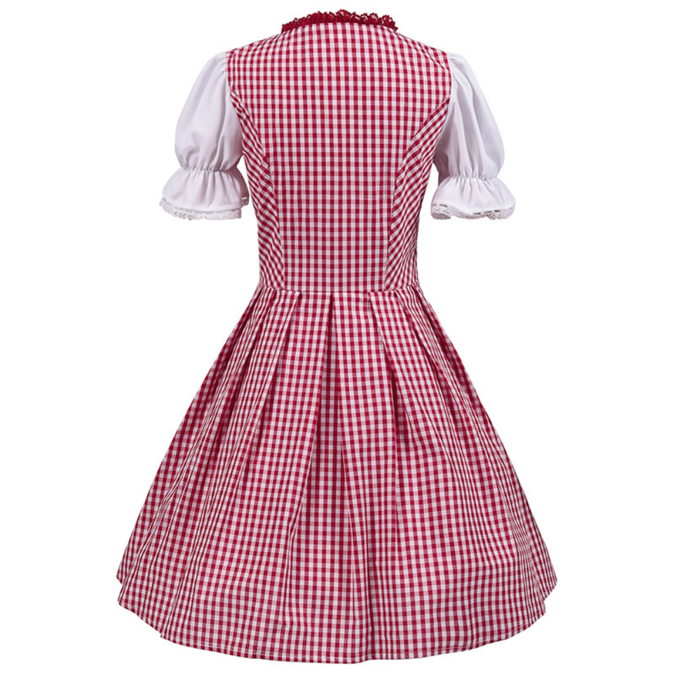 Red Oktoberfest Dirndl for Women 1