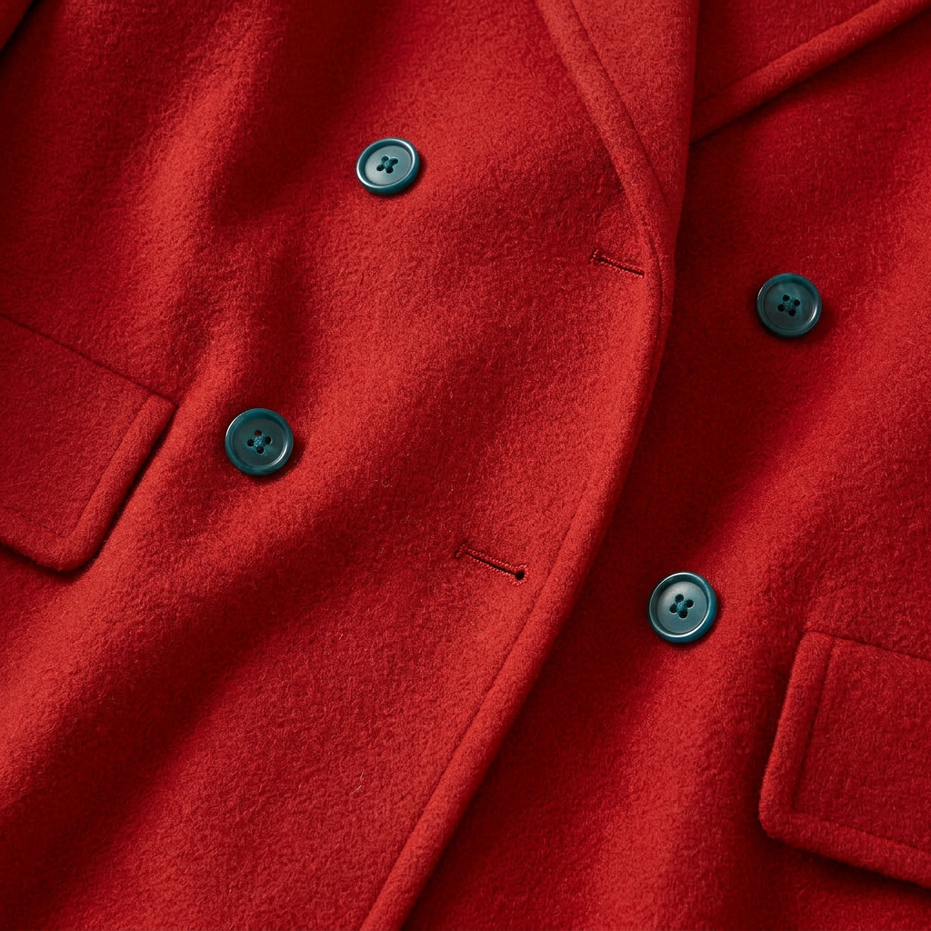 Women’s Long Coat Double Breasted Design