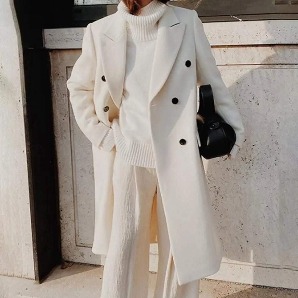 Audrey Women's Long Coat – Elegant Structured Coat with a Modern and Urban Style 1