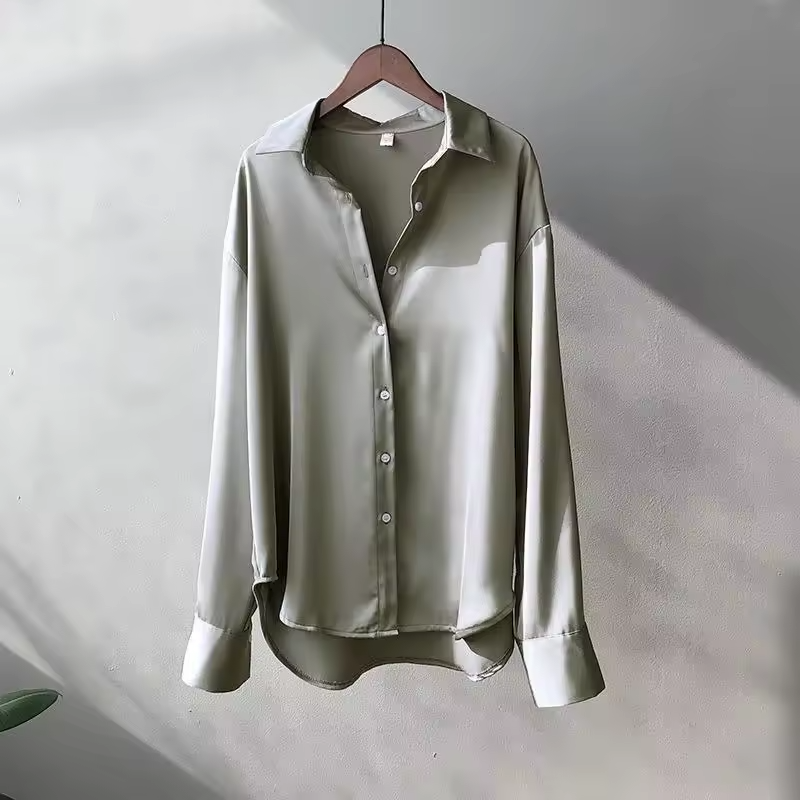 Women's Silk Shirt Blouse 7