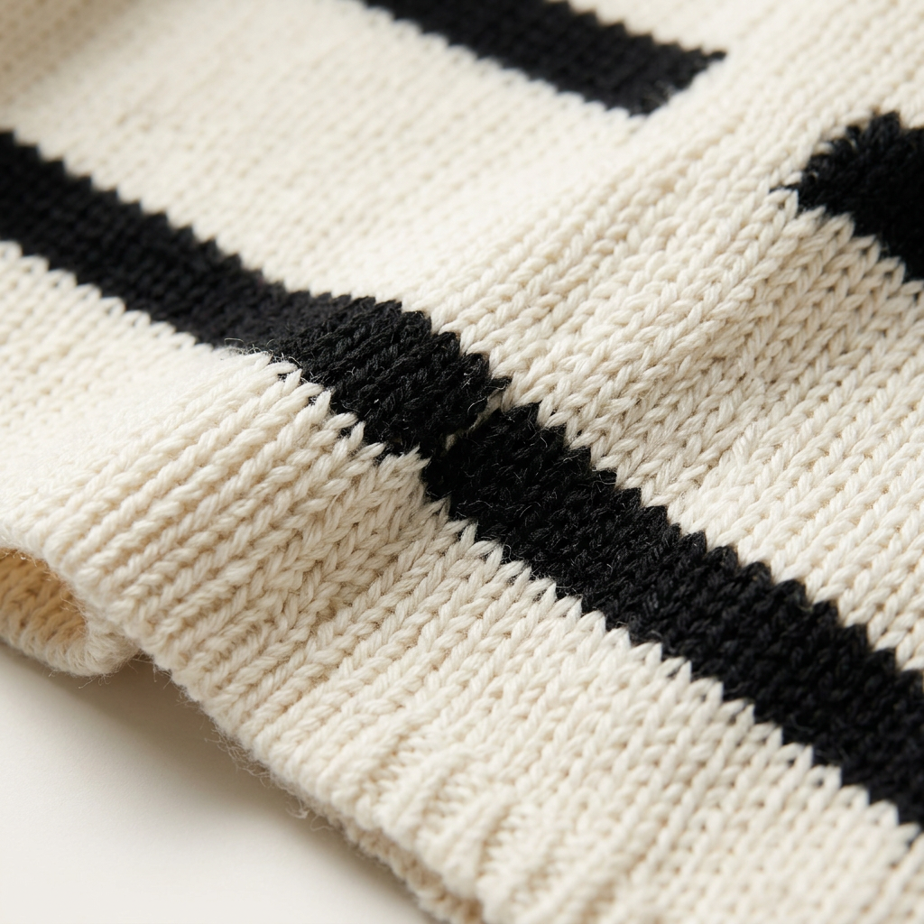 Women’s Long Sleeve Striped Sweater Round Neck