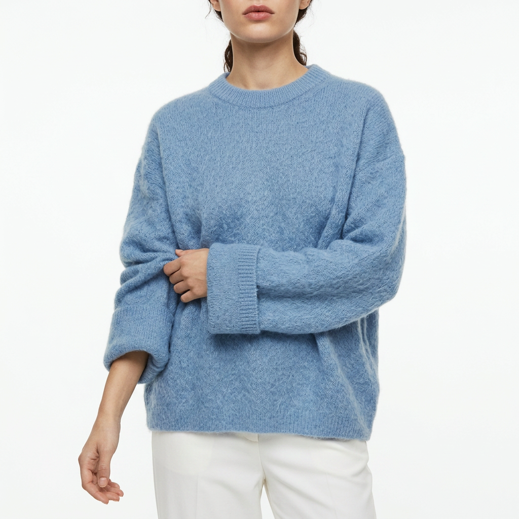 Women’s Loose Fit Sweater Dropped Shoulders