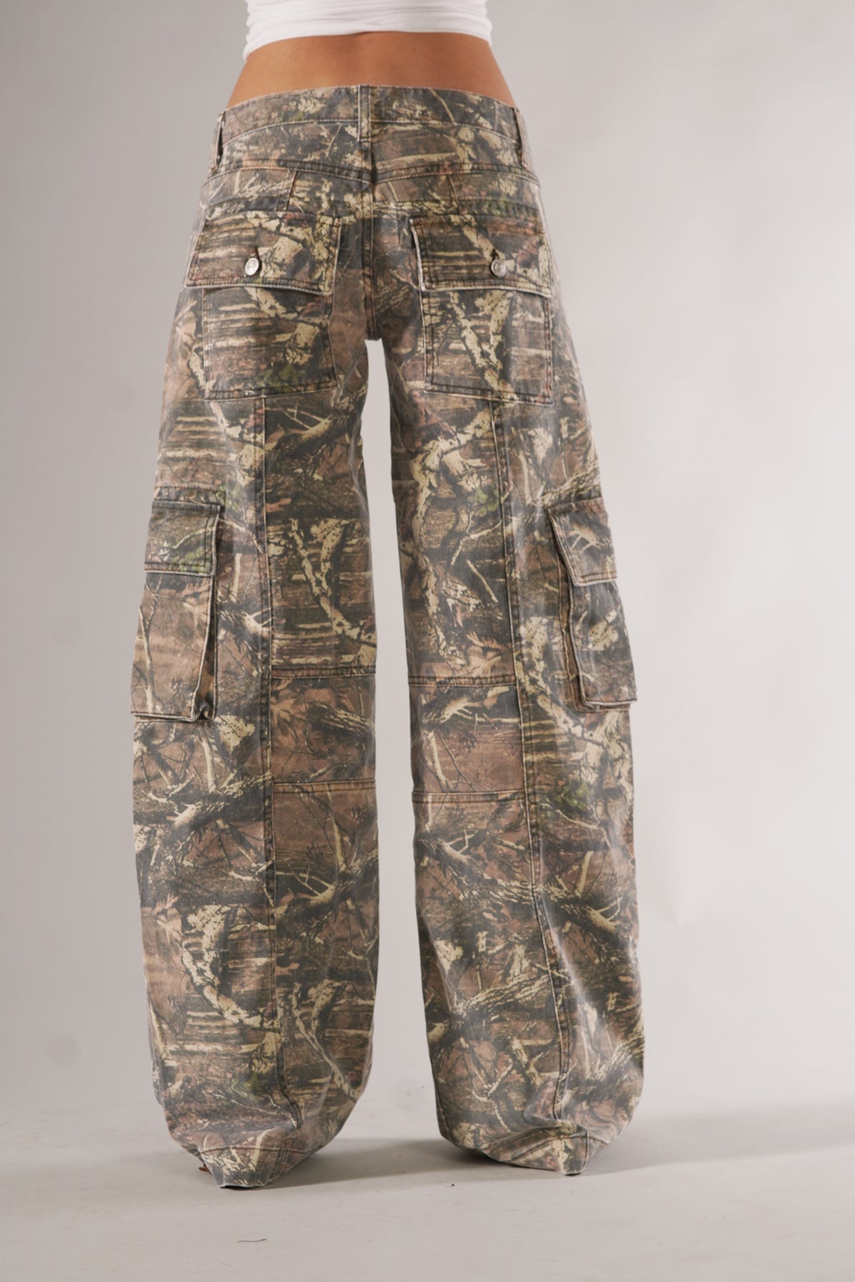 Camo Cargo Pants with Utility Pockets 7