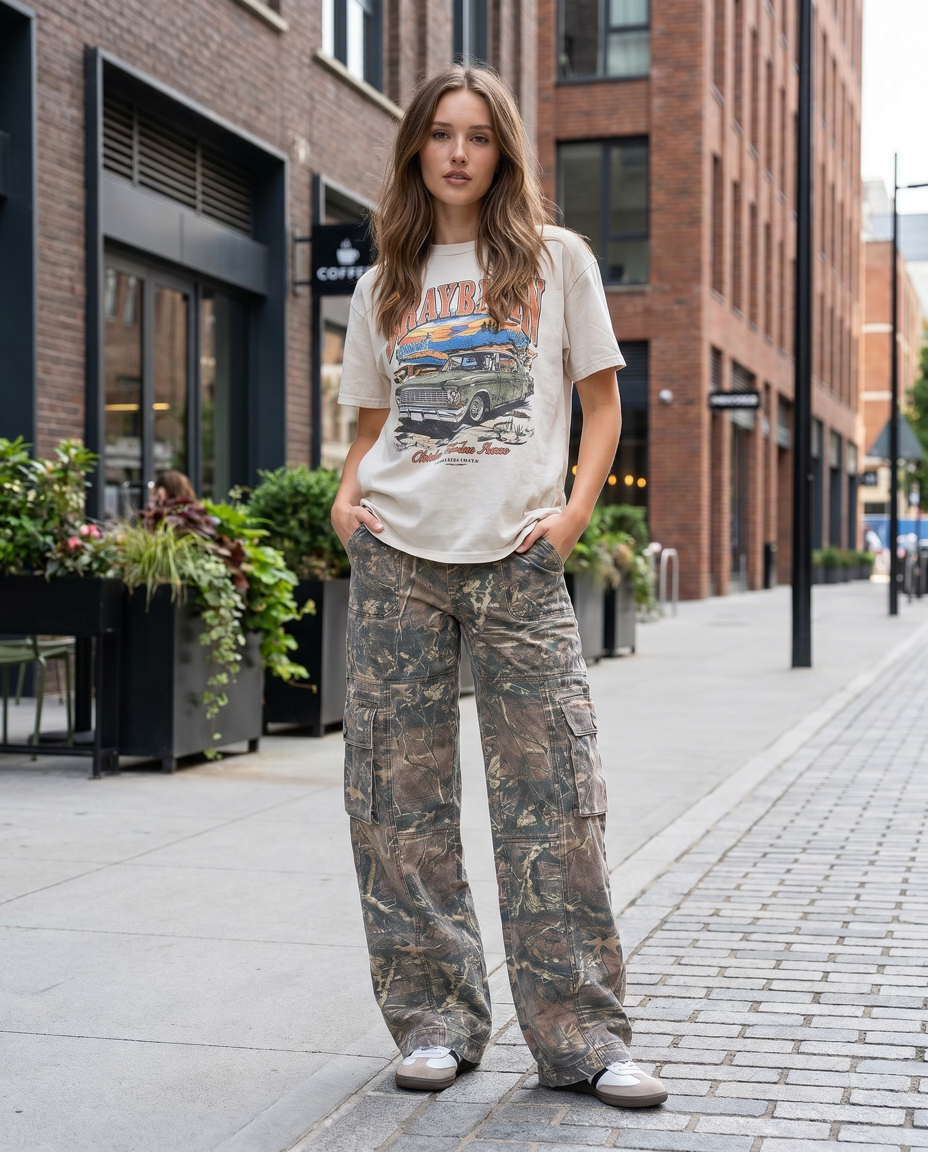 Camo Cargo Pants with Utility Pockets 3