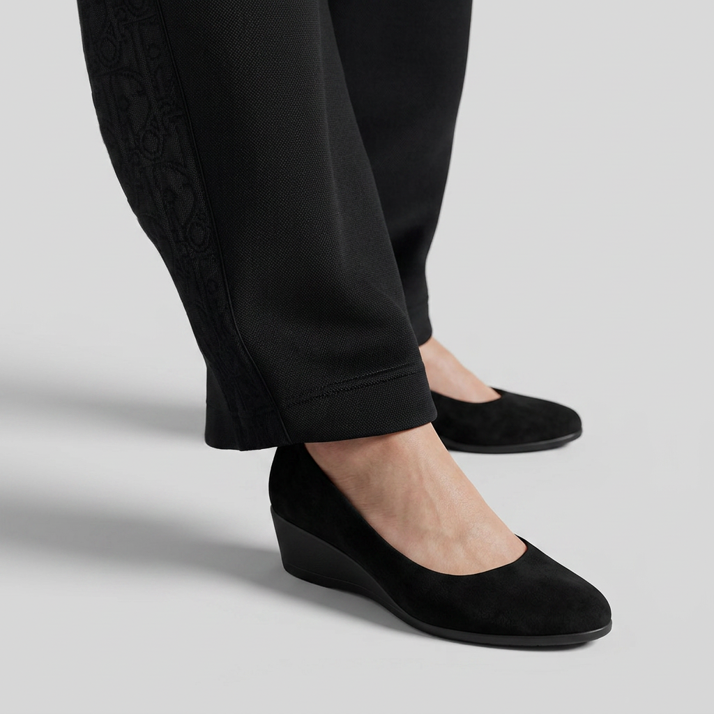 Women's Low Wedge Slip-On Ballet Flats
