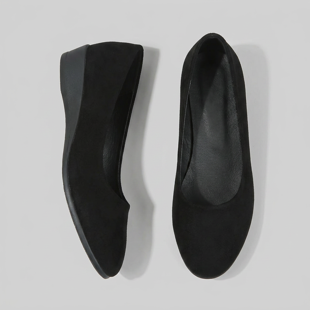 Women's Low Wedge Slip-On Ballet Flats