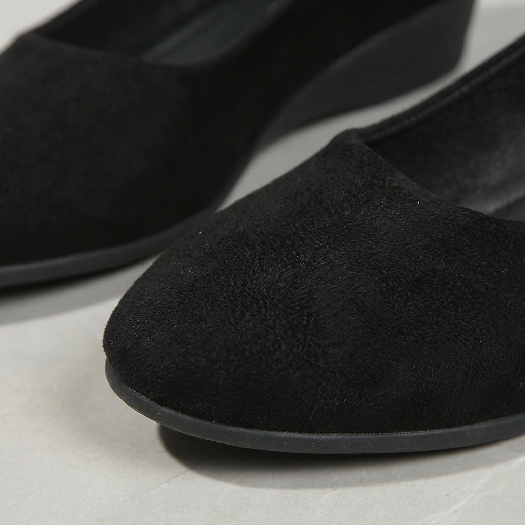 Women's Low Wedge Slip-On Ballet Flats