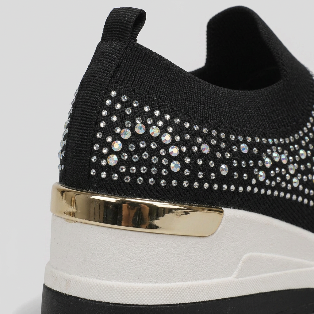 Women's Low Wedge Slip-On Platform Sneakers