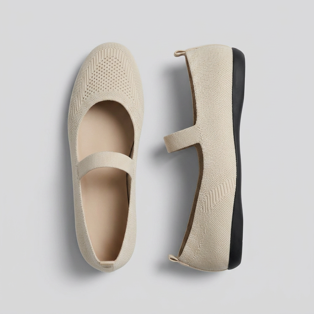 Women's Mary Jane Knit Ballet Flats