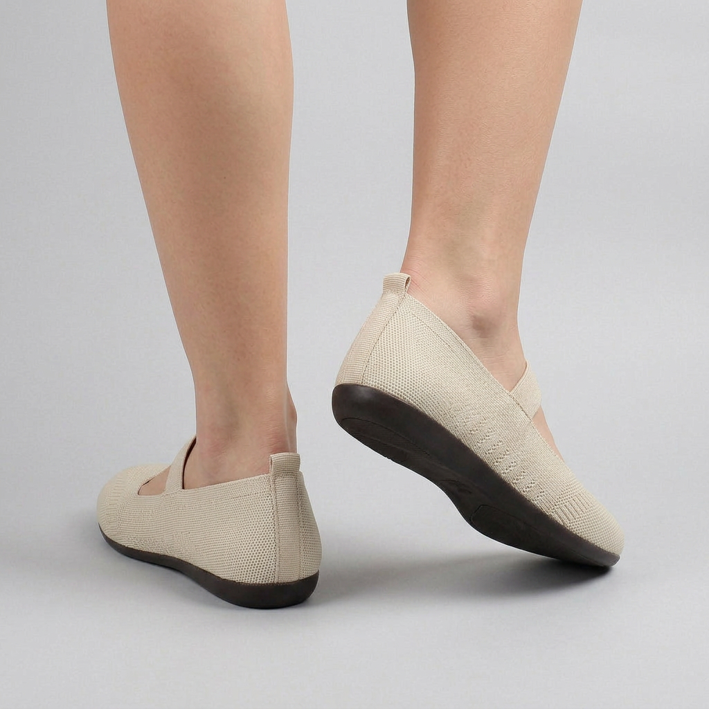 Women's Mary Jane Knit Ballet Flats