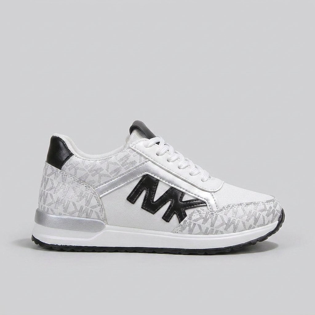 Women's Monogram Print Low-Top Sneakers