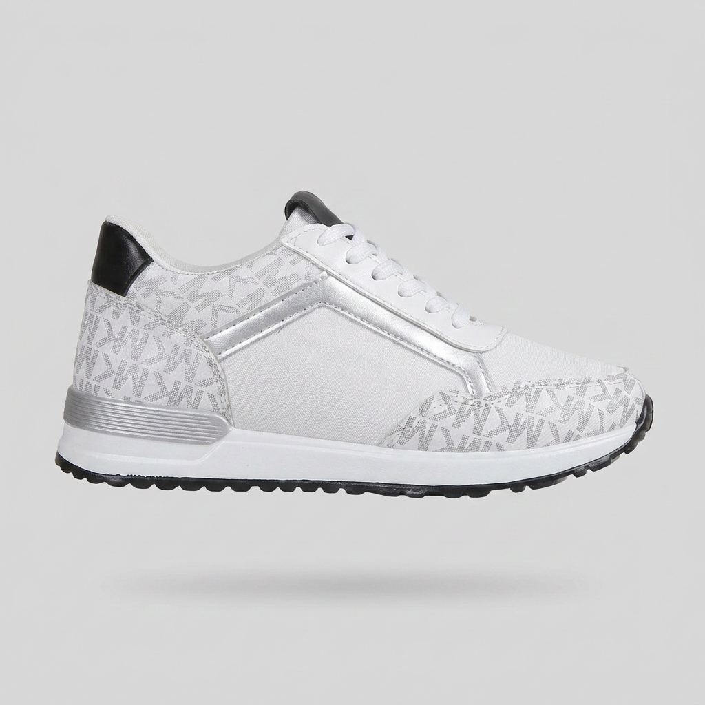 Women's Monogram Print Low-Top Sneakers