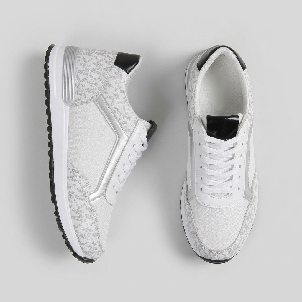 Women's Monogram Print Low-Top Sneakers