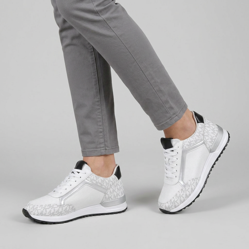 Women's Monogram Print Low-Top Sneakers