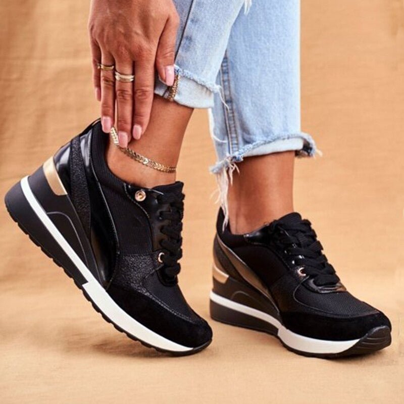 Elara Haus Women's Sneakers - Breathable Fabric Best Walking Shoes For Women 1