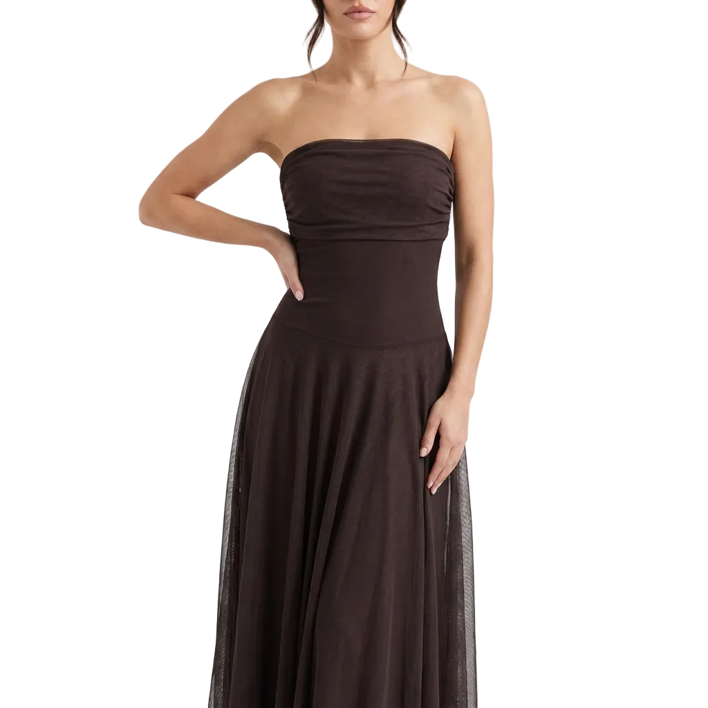 Women's Off-Shoulder Maxi Dress