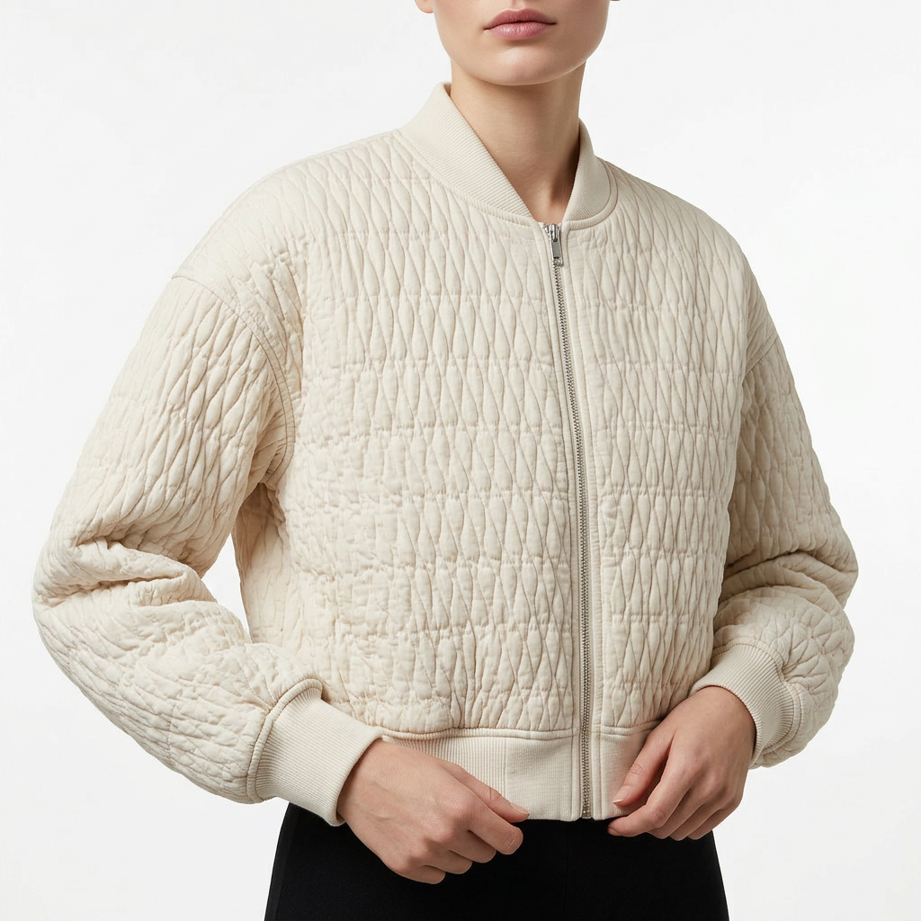 Women’s Outerwear Jacket Long Sleeve Banded Trims