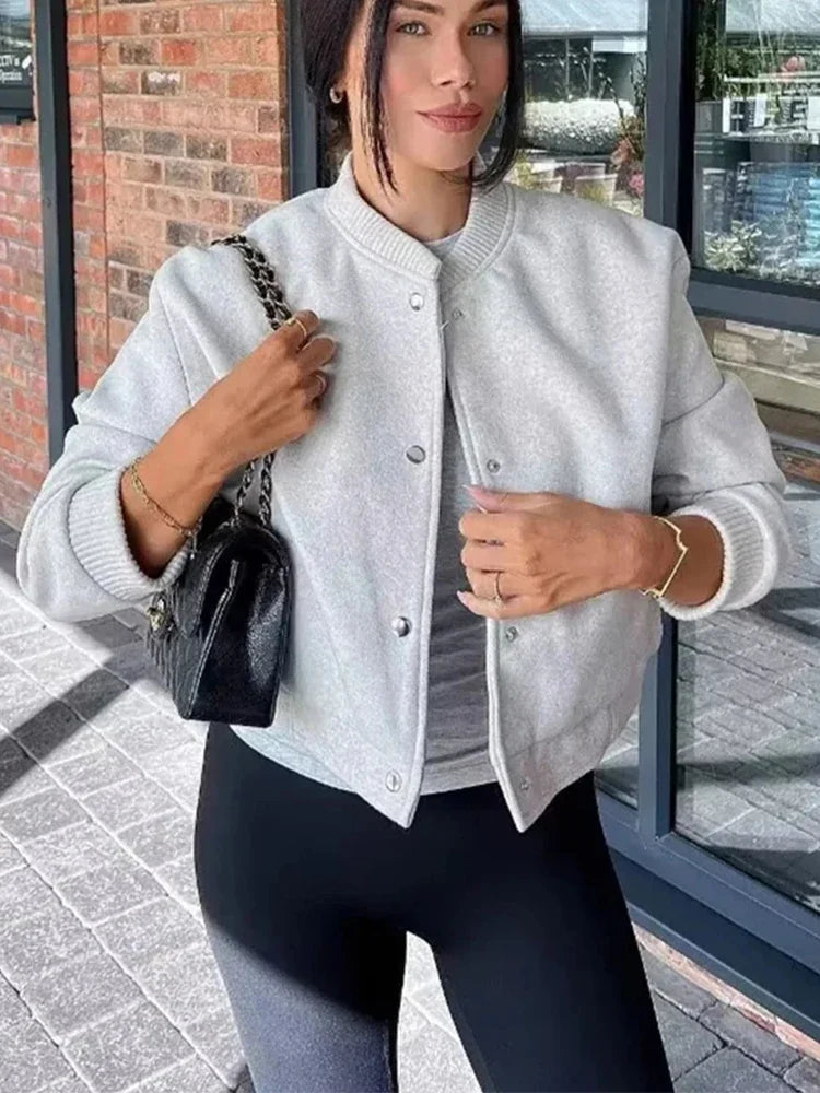 Women’s Outerwear Jacket Long Sleeve Open Front