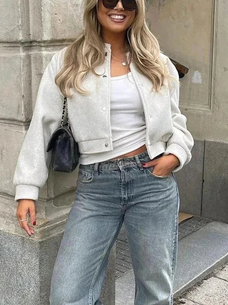 Women’s Outerwear Jacket Long Sleeve Open Front