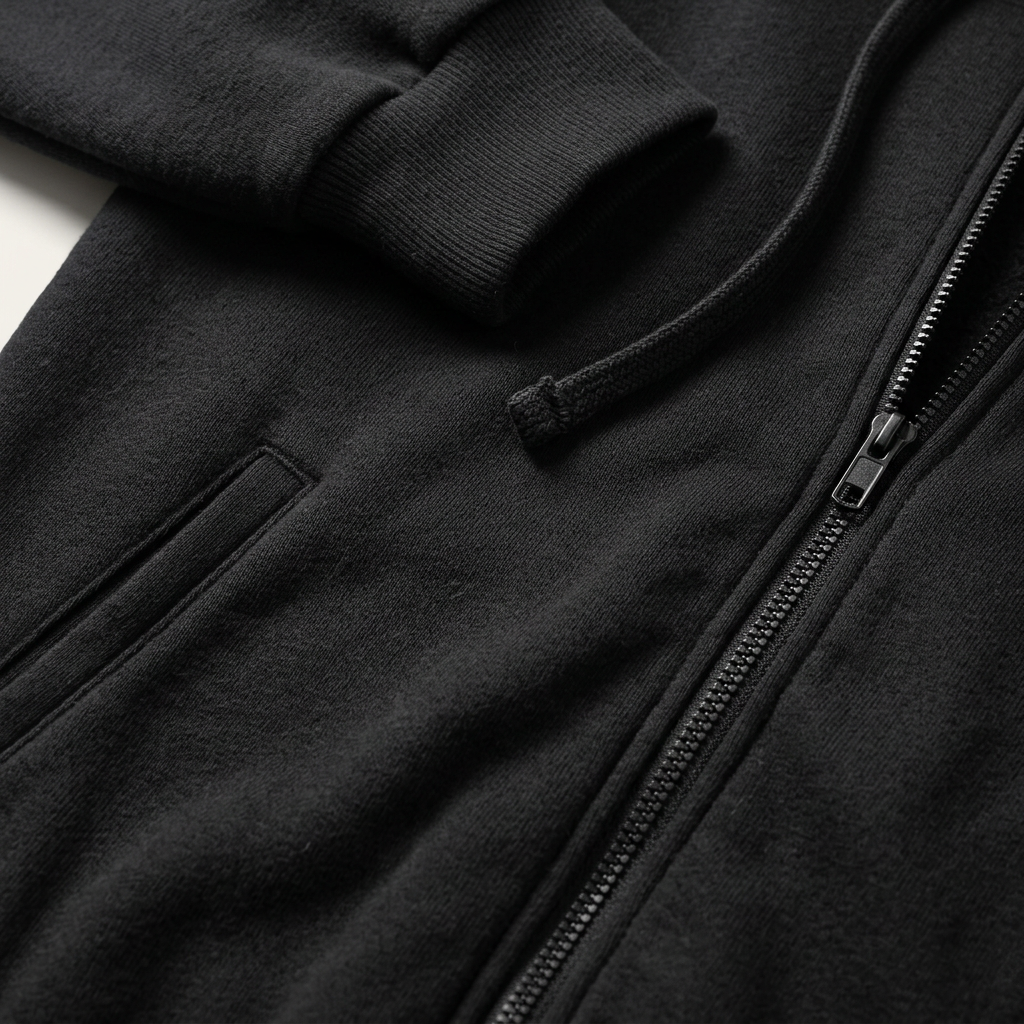 Women’s Oversized Hooded Jacket Front Zipper Closure
