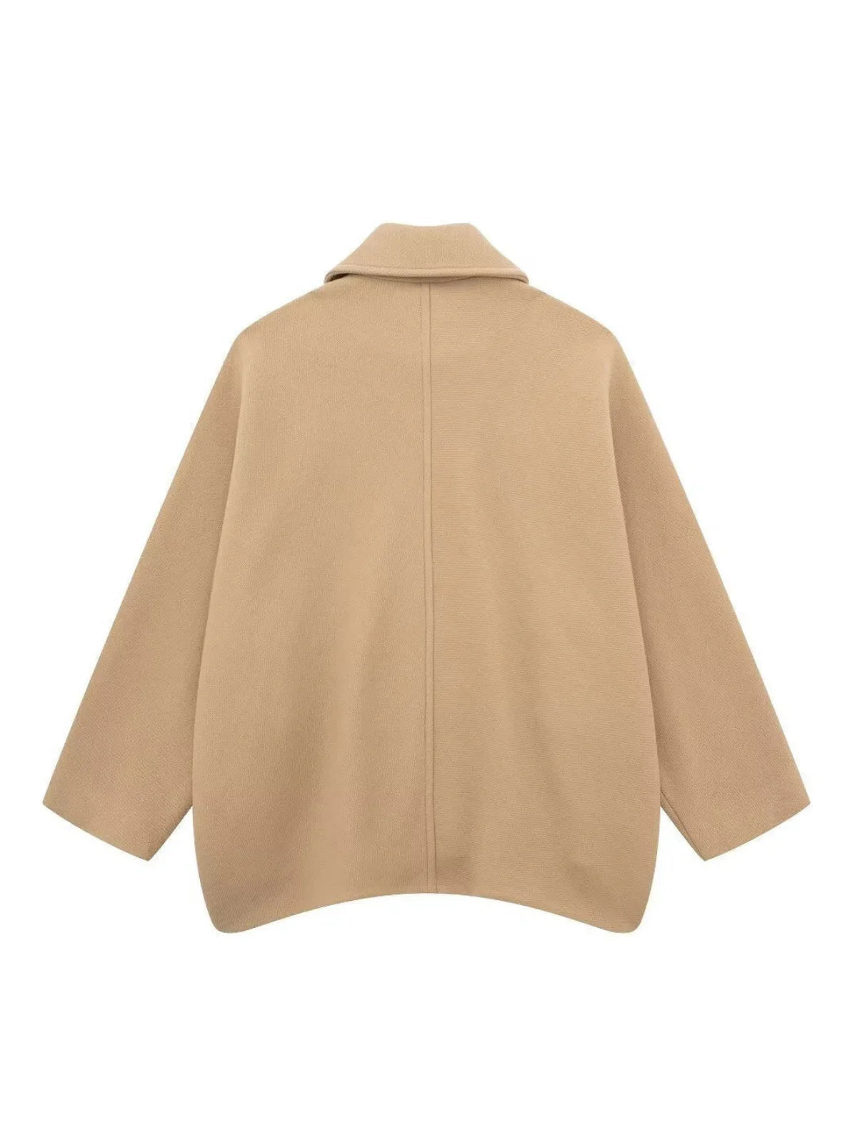 Solid Oversized Pocket Button Coat 6