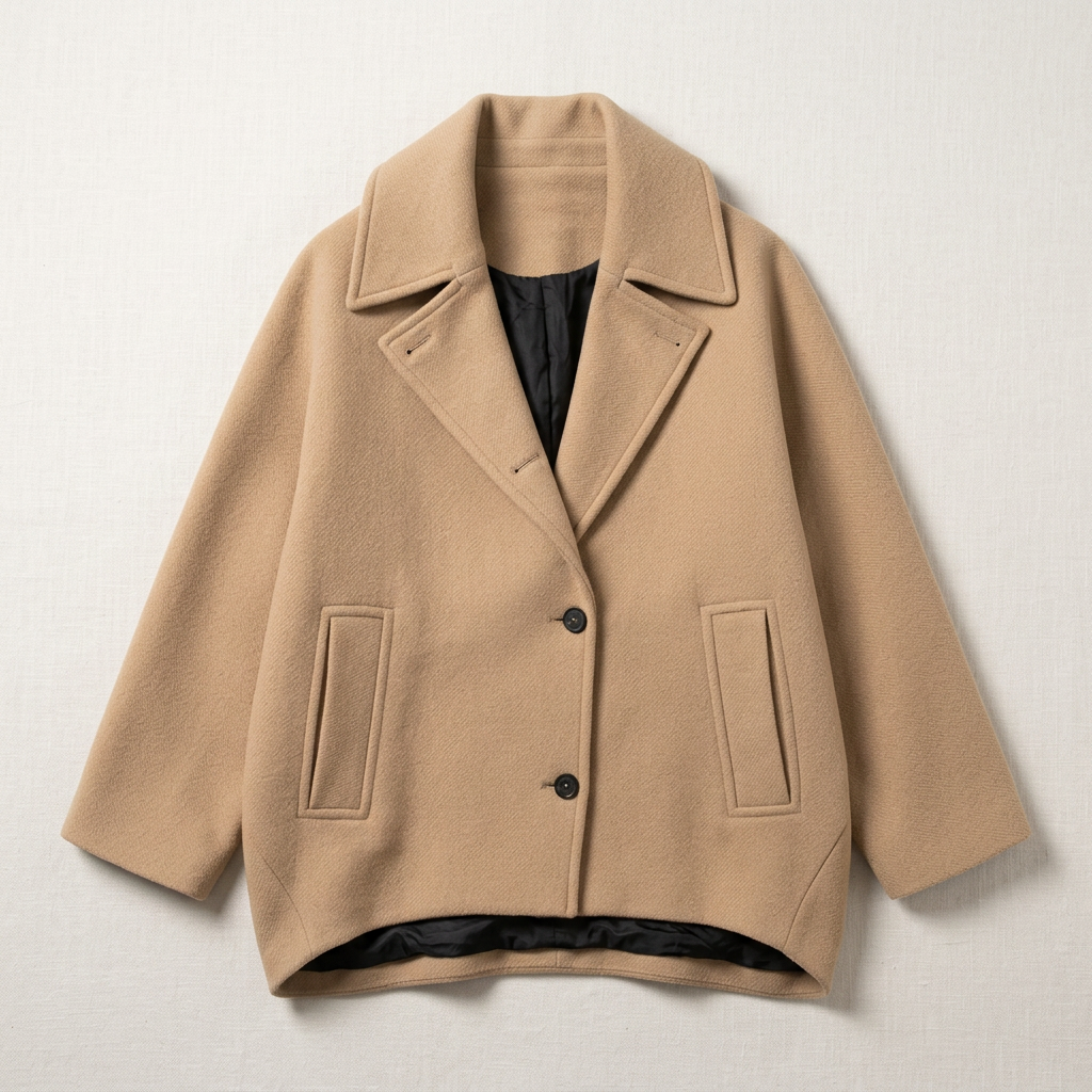 Women's Oversized Pocket Button Coat