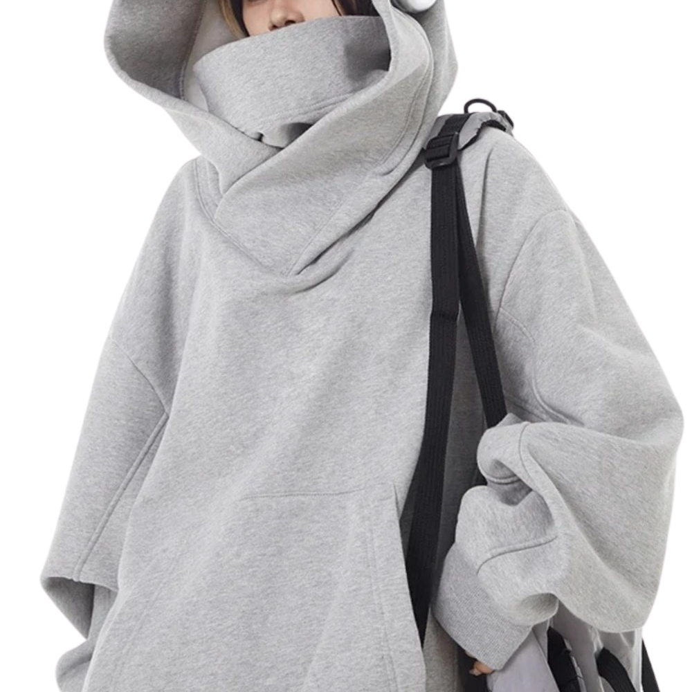 Oversized Women's turtleneck sweatshirt 4