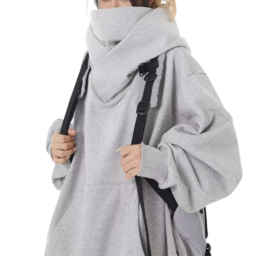 Oversized Women's turtleneck sweatshirt 5