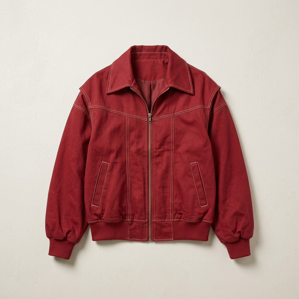Women's Oversized Zip Up Bomber Jacket