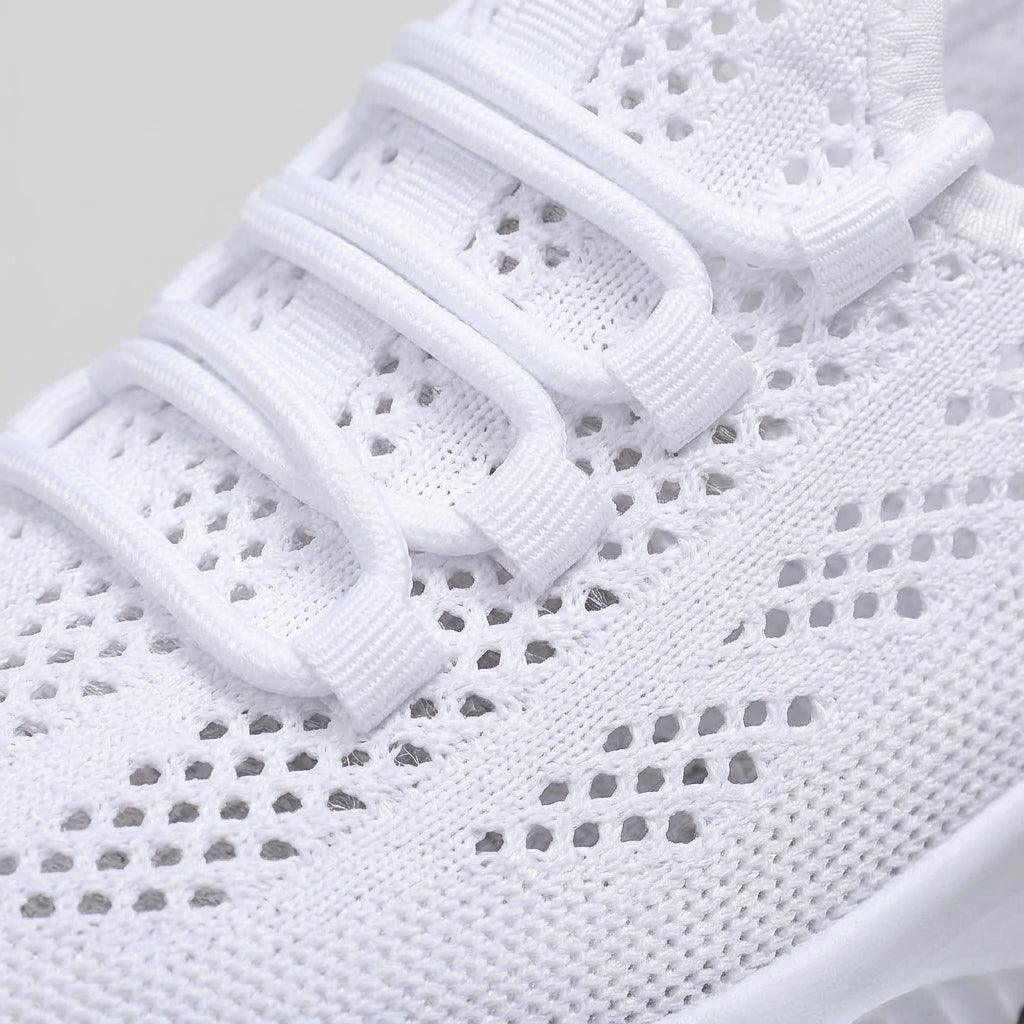 Women's Perforated Knit Flexible Sole Shoes
