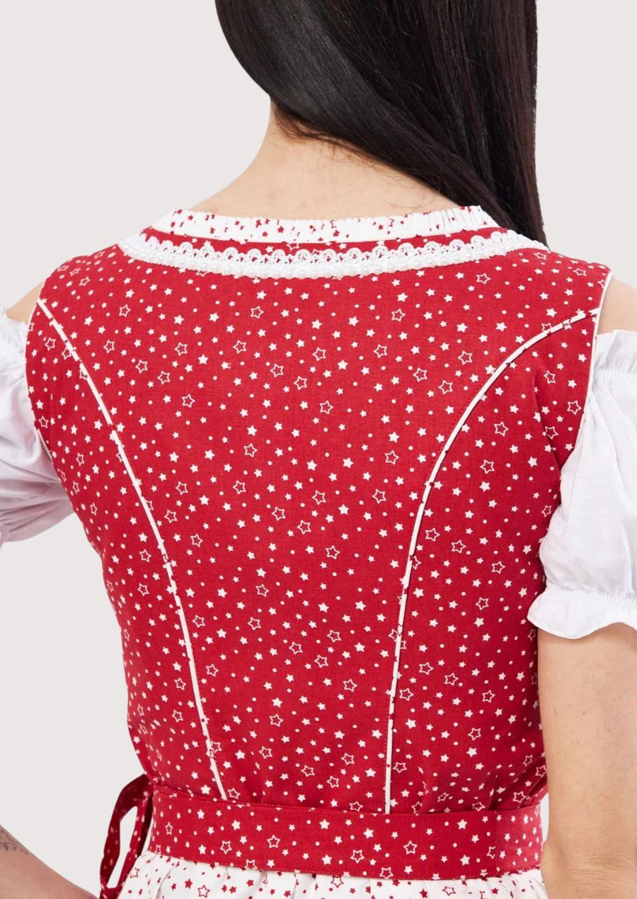 Women’s Cherry Red Dirndl Outfit 3