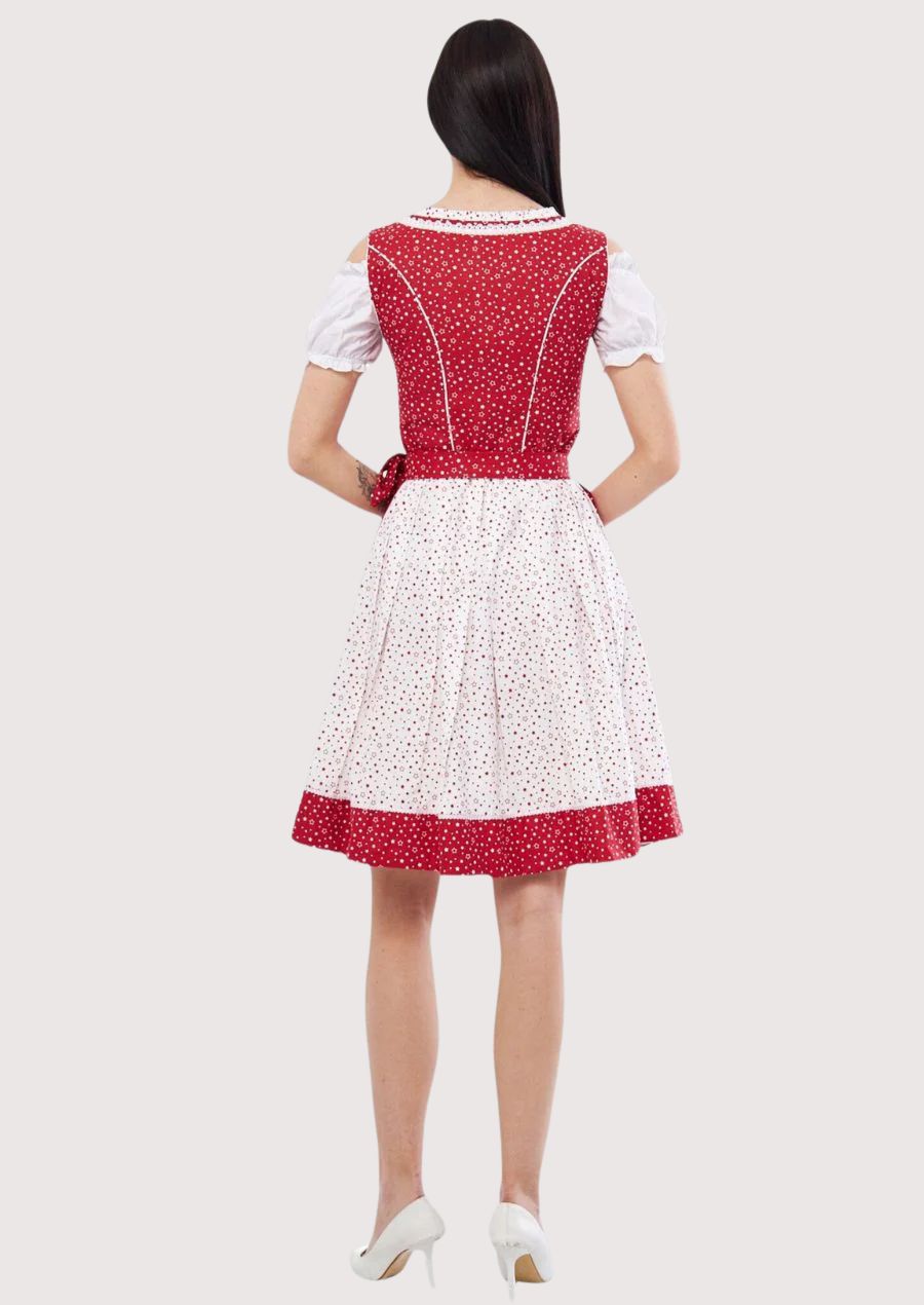 Women’s Cherry Red Dirndl Outfit 4