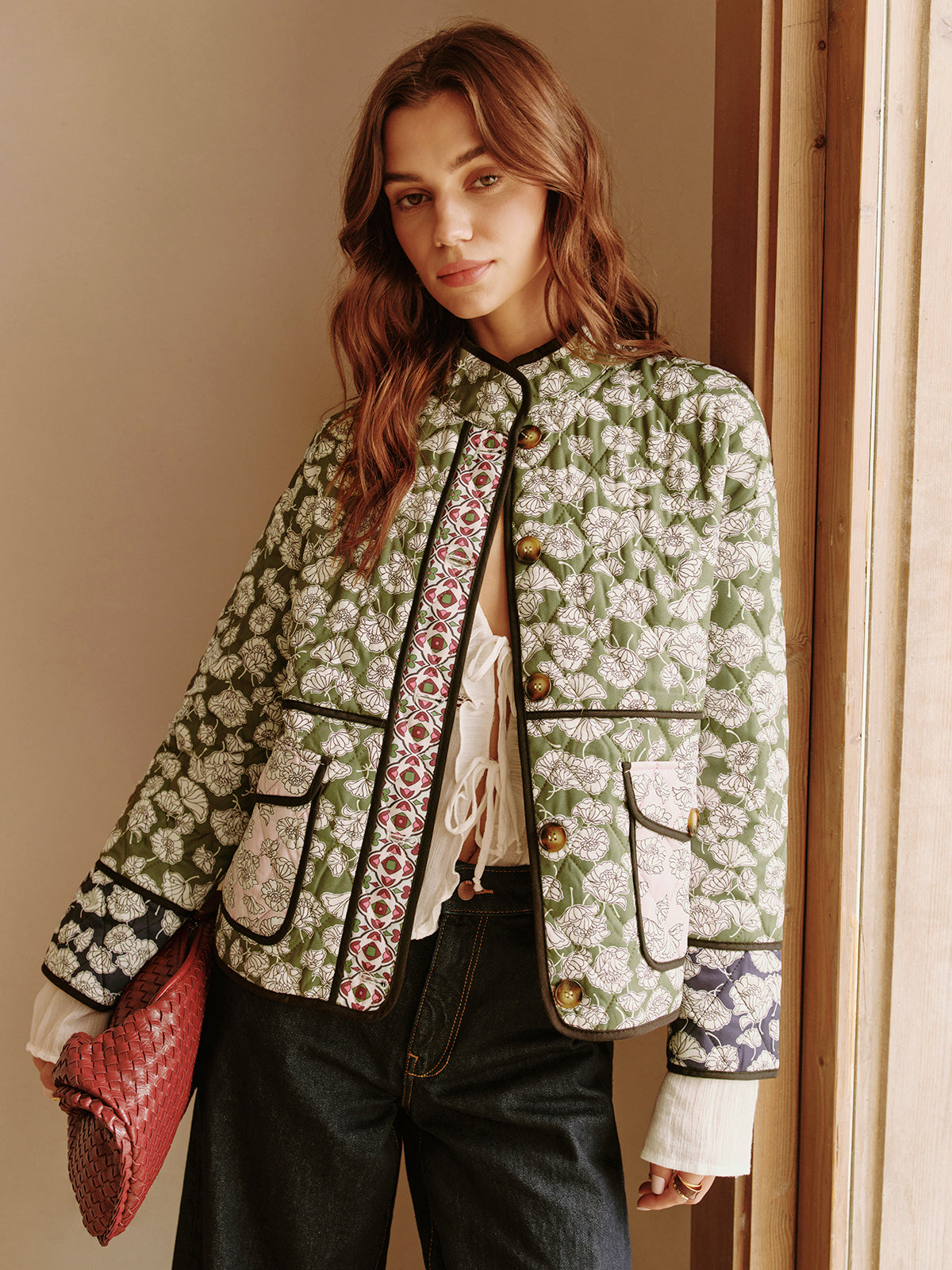 Lennox Floral Quilted Jacket – Multicolored, Bohemian and Authentic for a Unique Style 2