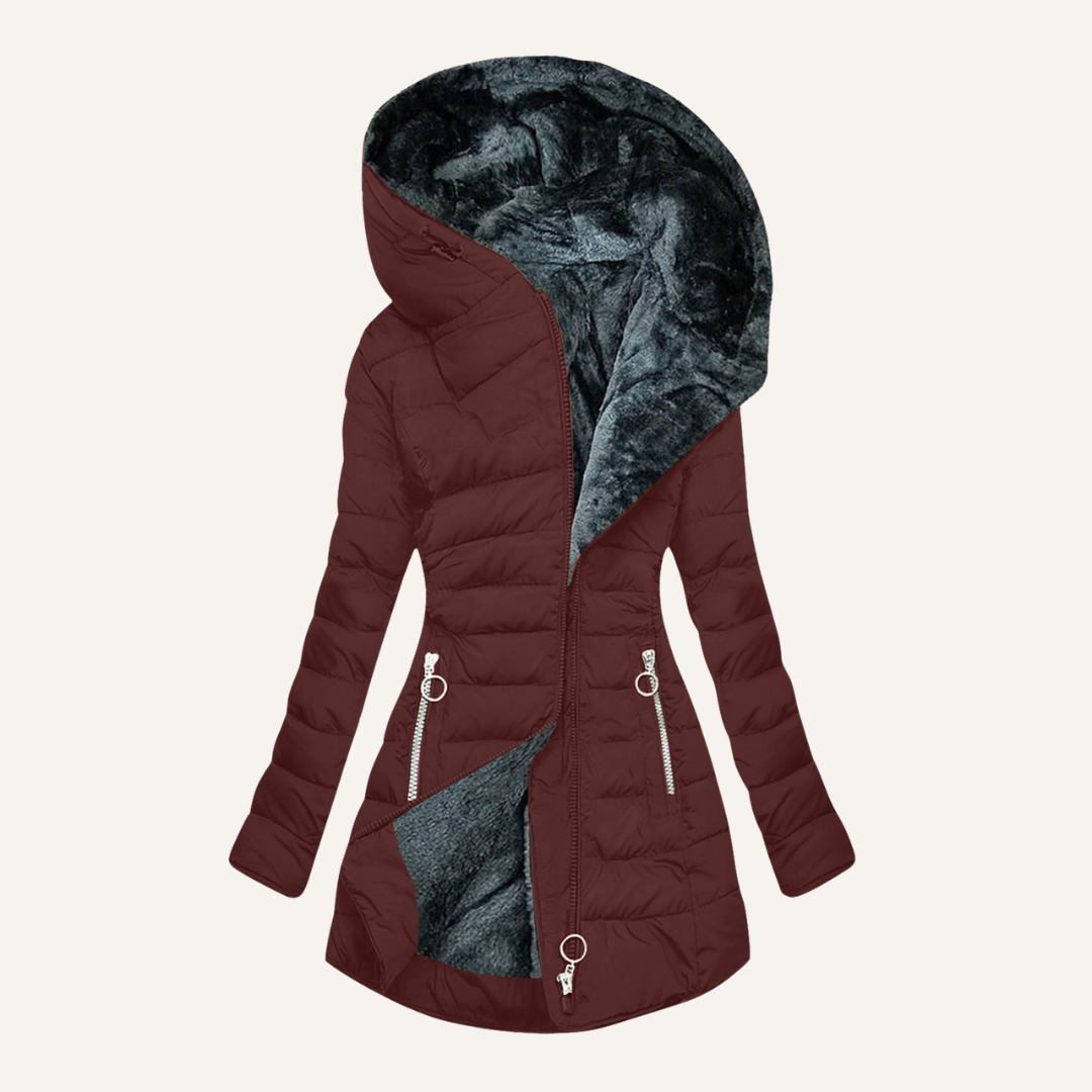 Women’s Insulated Waterproof Hooded Puffer Jacket 9