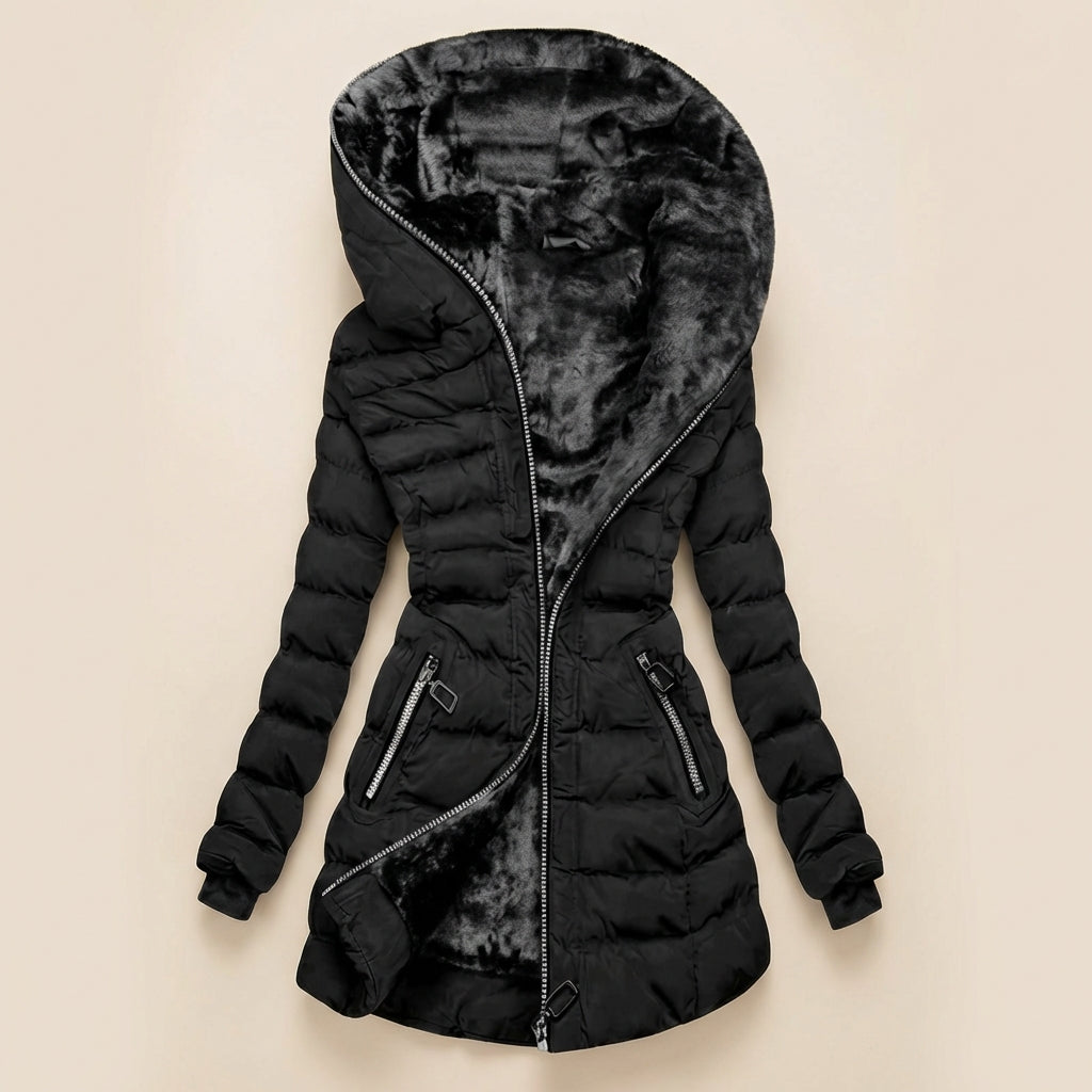Women’s Puffer Coat Hooded Design