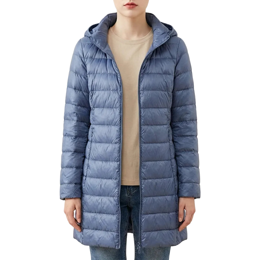 Women’s Puffer Jacket Hooded Design