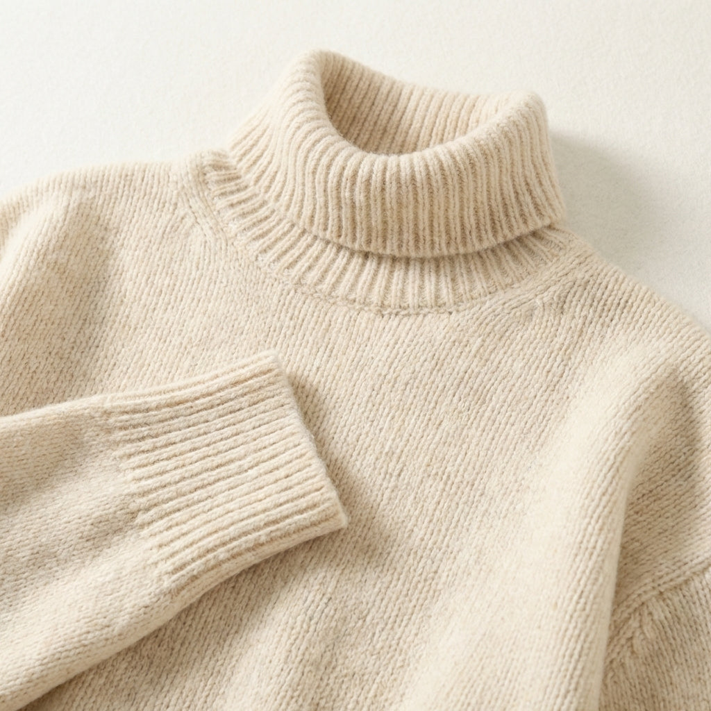 Women’s Pullover Sweater Banded Cuffs and Hem