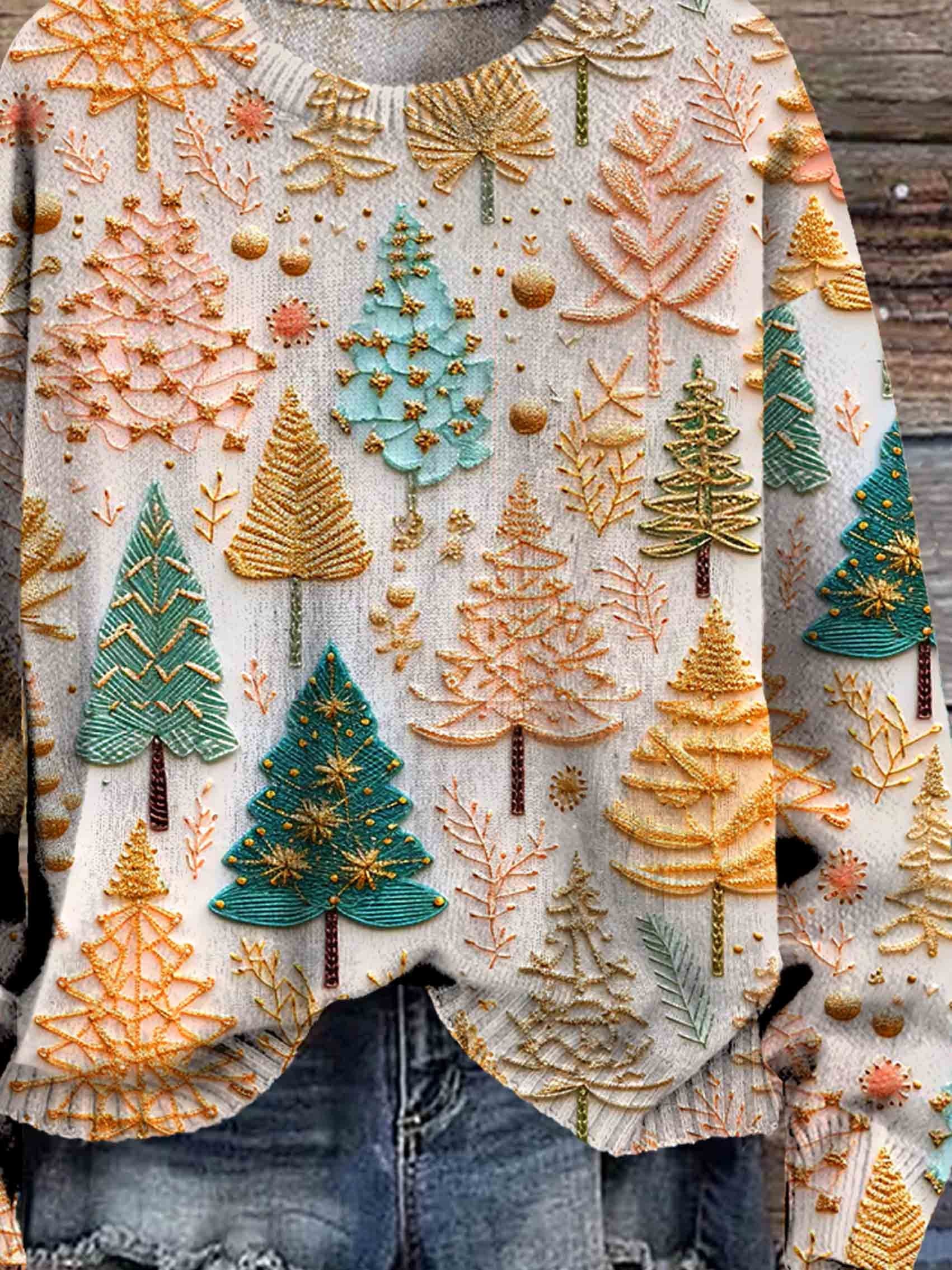 Karol | Knitted Christmas sweater for women 1