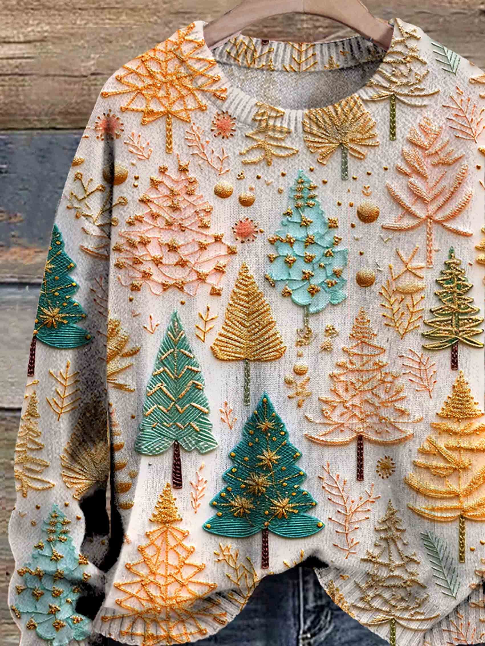 Karol | Knitted Christmas sweater for women 2