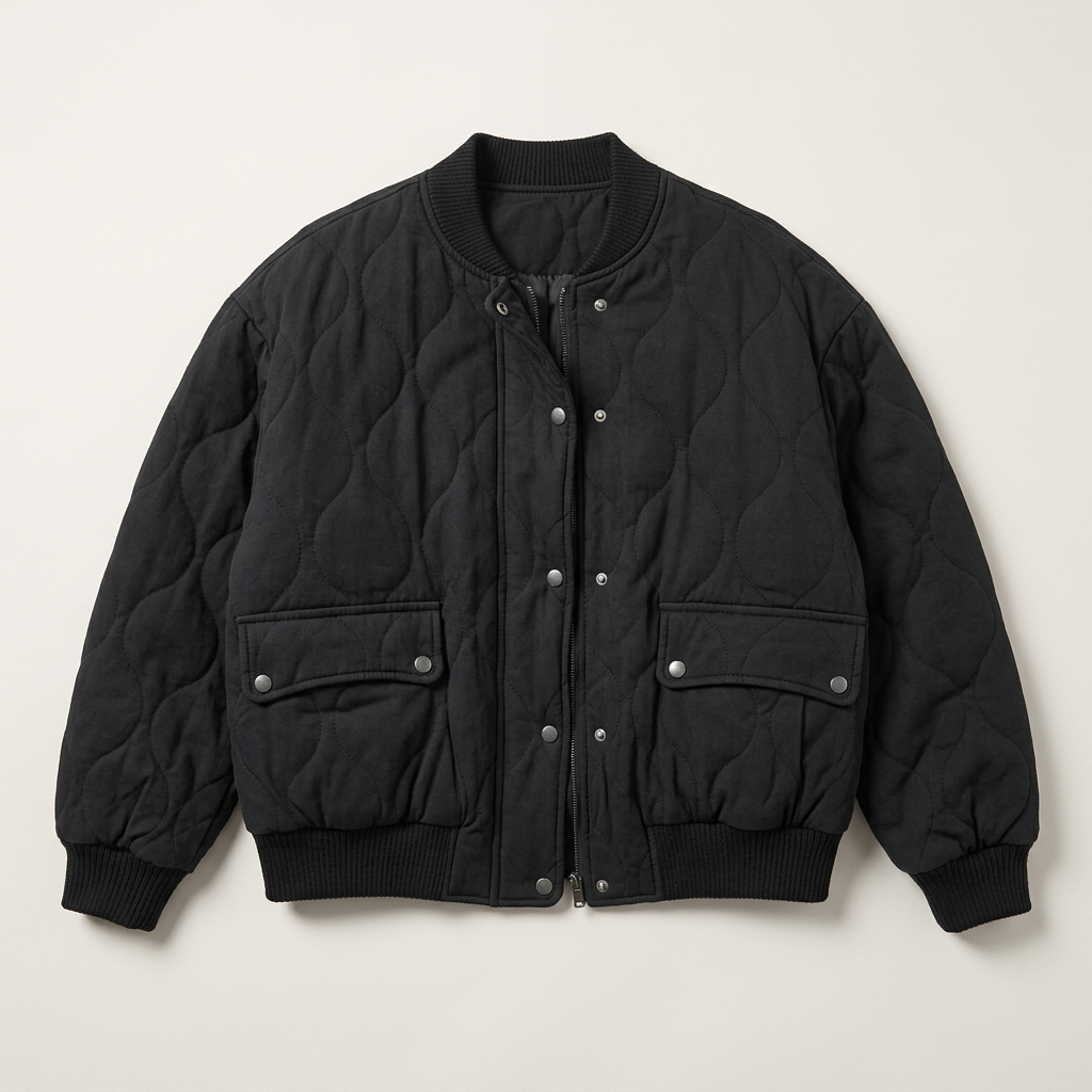 Women's Quilted Bomber Jacket