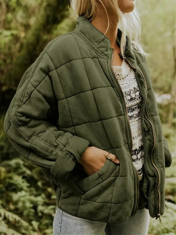 Jane Women's Quilted Jacket – Warm, Comfortable & Modern Style for Winter and Autumn 12