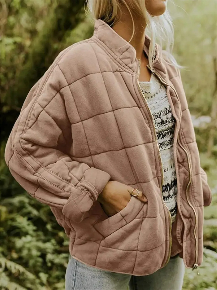 Jane Women's Quilted Jacket – Warm, Comfortable & Modern Style for Winter and Autumn 13